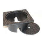 Adee - Regard de visite en fonte diamètre 190mm hauteur 100mm