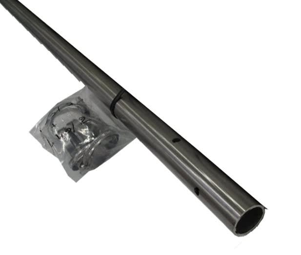 Adee - Mât rallonge inox 1er élément 3m diamètre 33,7mm épaisseur 2,6mm