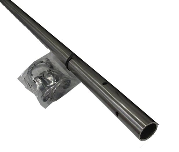 Adee - Mât rallonge inox 1er élément 3m diamètre 33,7mm épaisseur 2,6mm