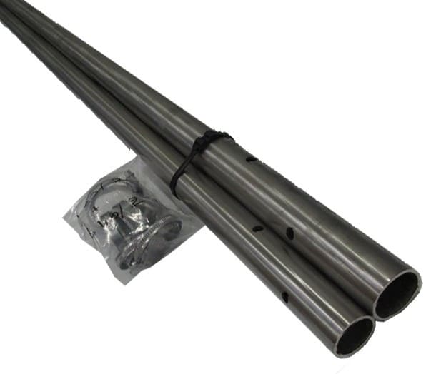 Adee - Kit mât rallonge inox 3+2m, hauteur totale 5m