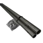 Adee - Kit mât rallonge inox 3+2m, hauteur totale 5m