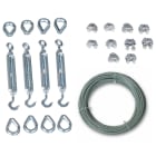 Adee - Kit de haubanage 25 mètres pour complément fixation de mât rallonge