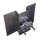 Adee - Platine support pour fixation mât paratonnerre sur bardage