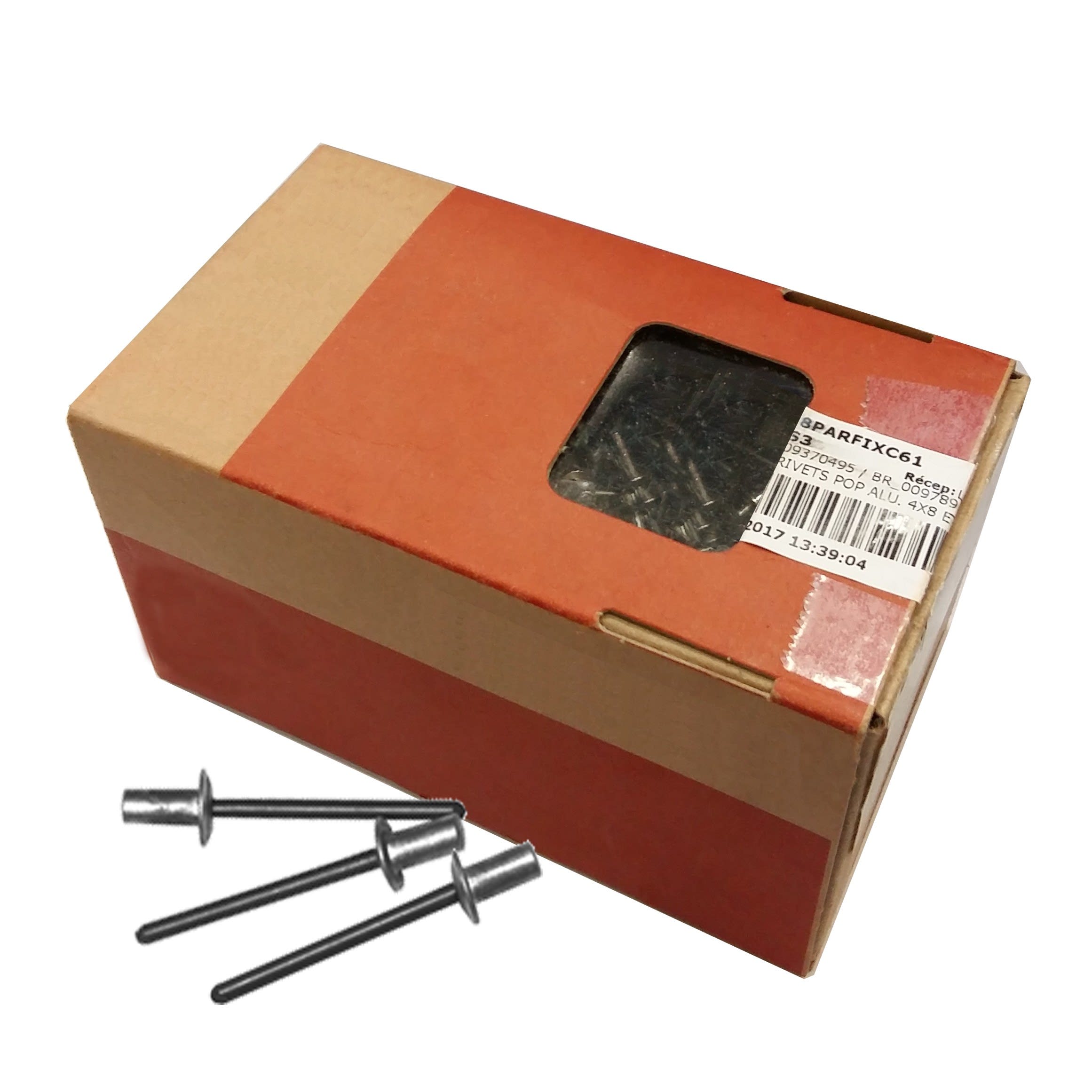 Adee - Boite de 100 rivets Pop alu étanche 4x8 pour fixation clip