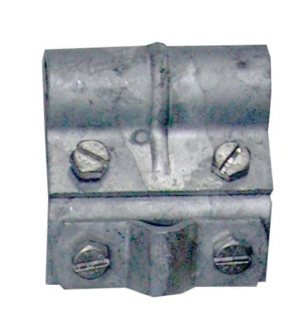 Adee - Bride de gouttière acier pour fixation/faccordement conducteur foudre