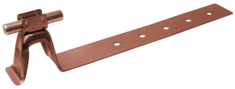 Adee - Attache cuivre pou pour fixation conducteur rond sur couverture tuile