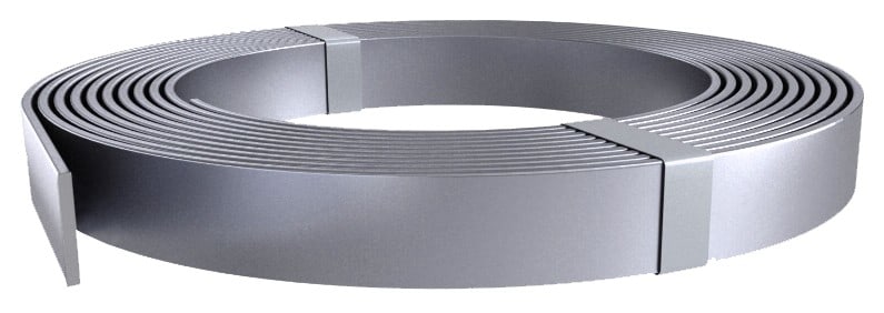 Adee - Ruban de descente inox 30x2mm le mètre linéaire