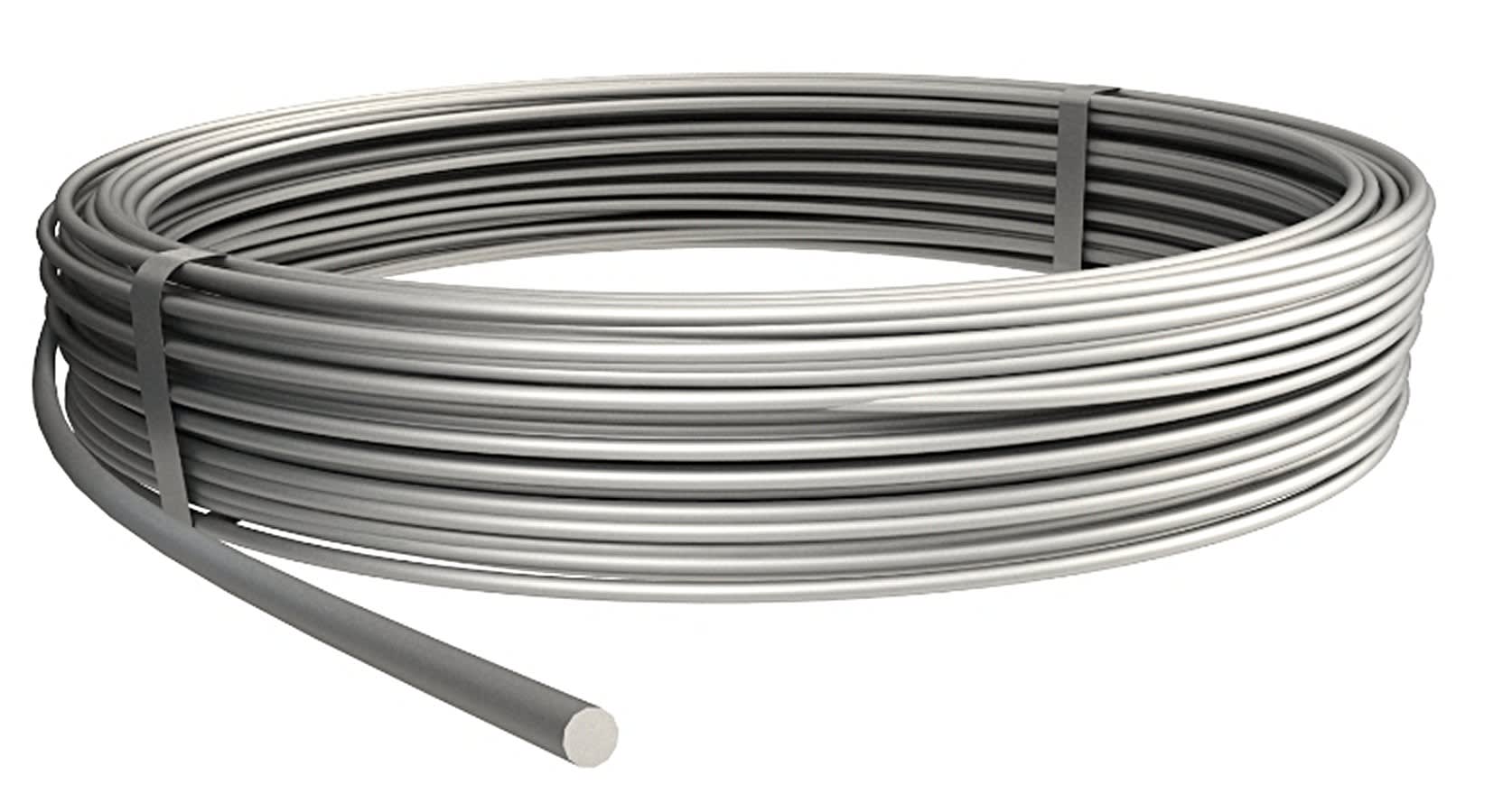 Adee - Ruban de descente rond inox 8mm le mètre linéaire