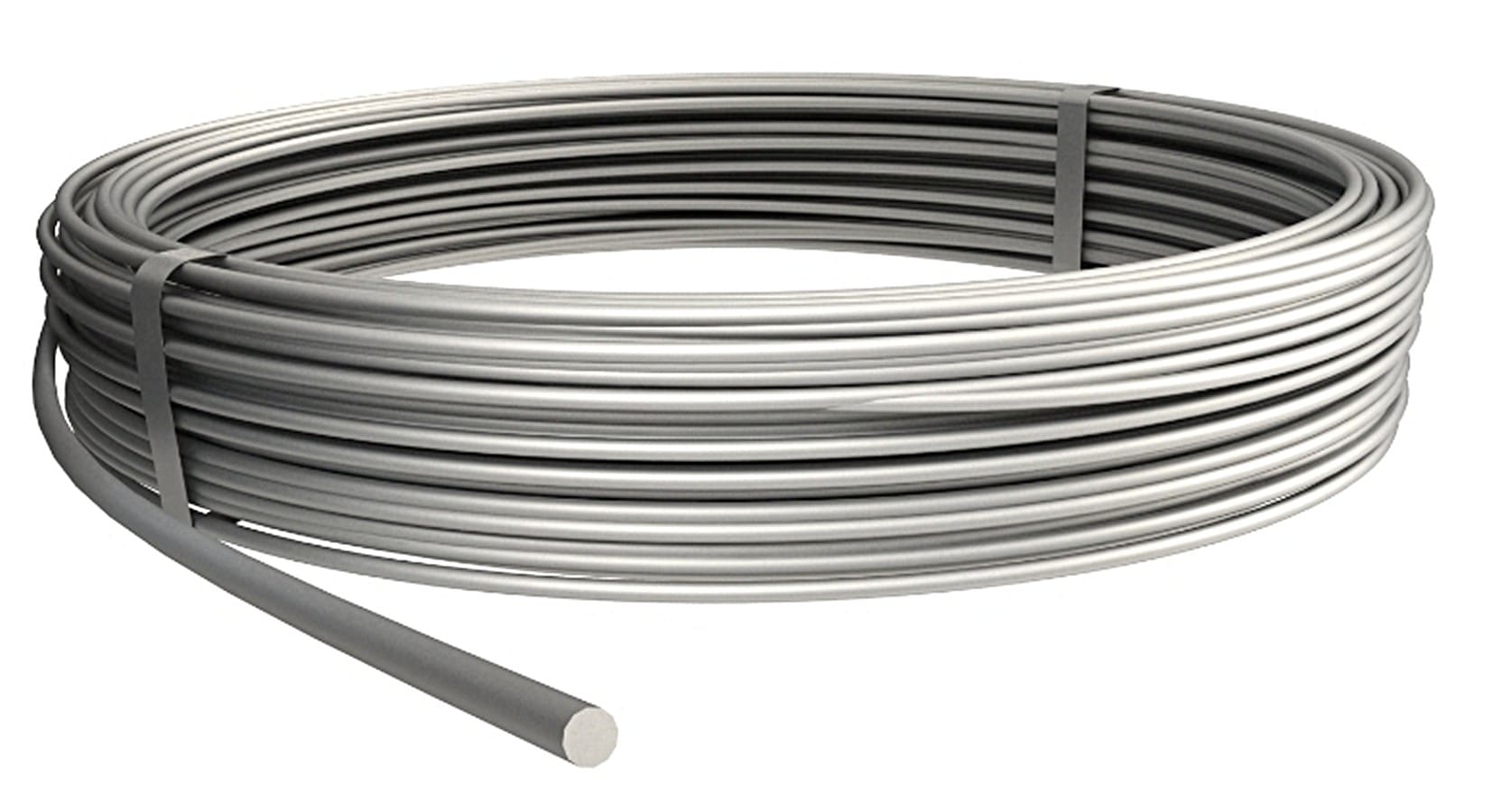 Adee - Ruban de descente rond inox 8mm le mètre linéaire