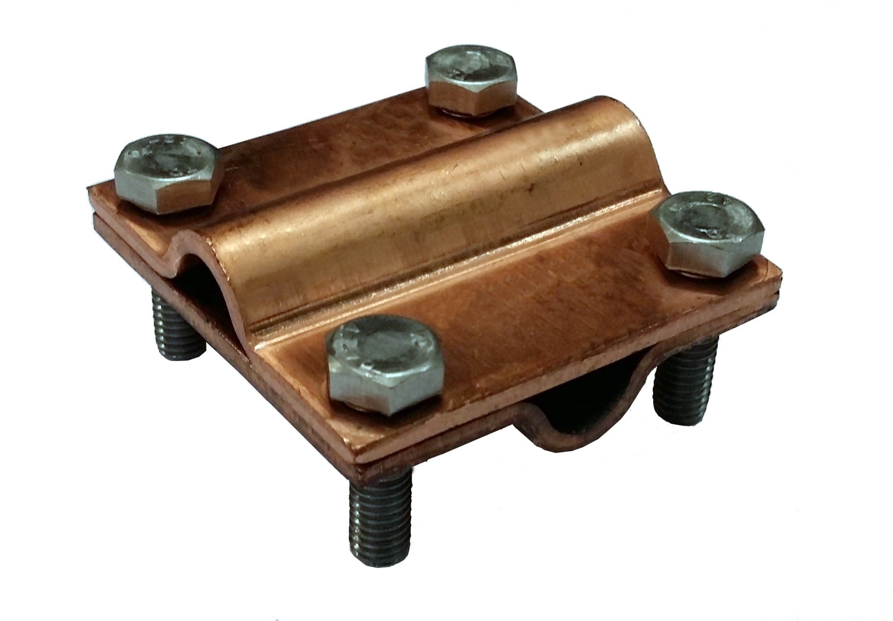 Adee - Raccord cuivre pour connexion conducteur plat L30mm vers rond Ø6/10