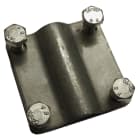 Adee - Raccord Inox pour connexion conducteur plat L30mm vers rond Ø6/10