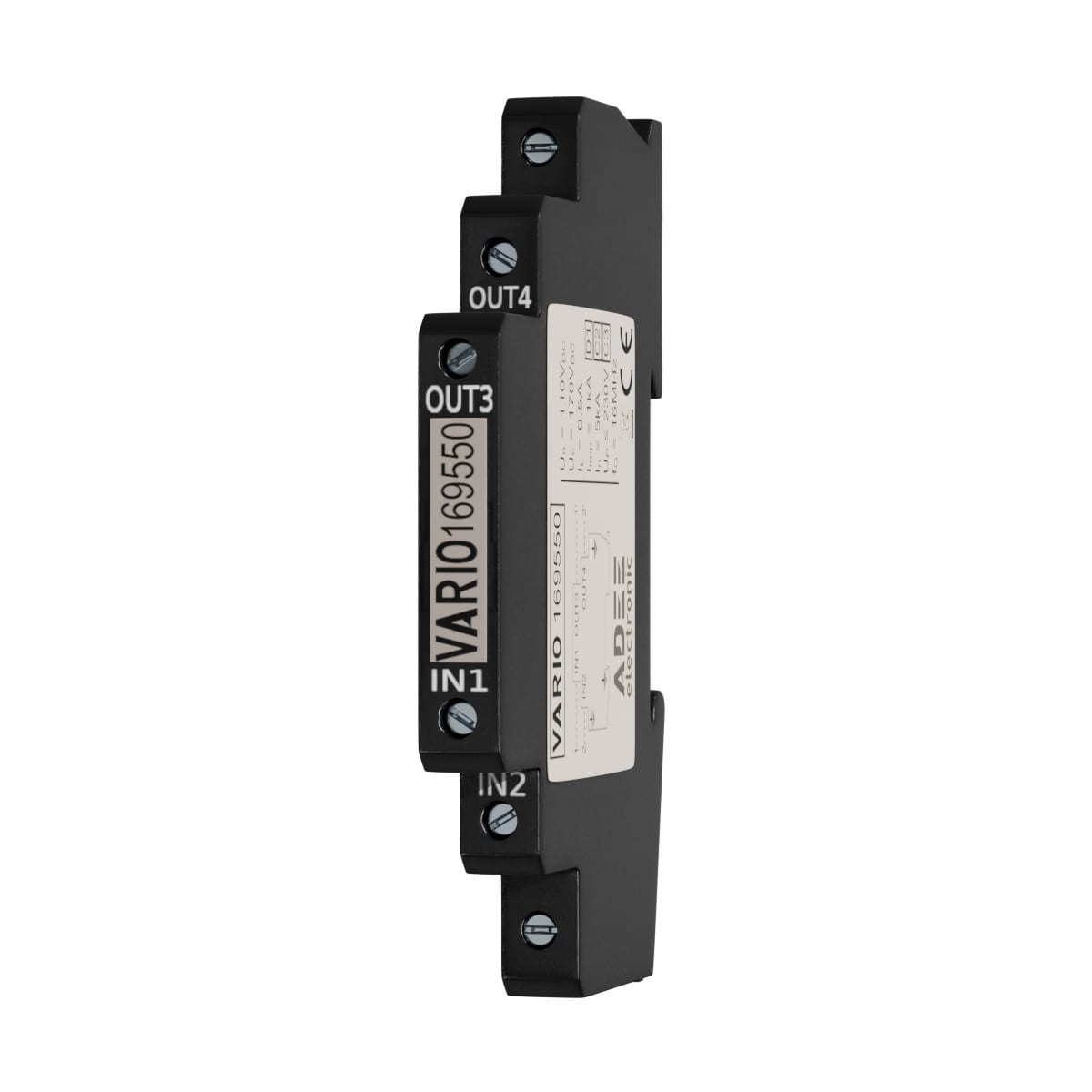 Adee - parafoudre CFA 1 paire téléphone, slim Uc 150V, Up 230V, Classe D1, In 5kA