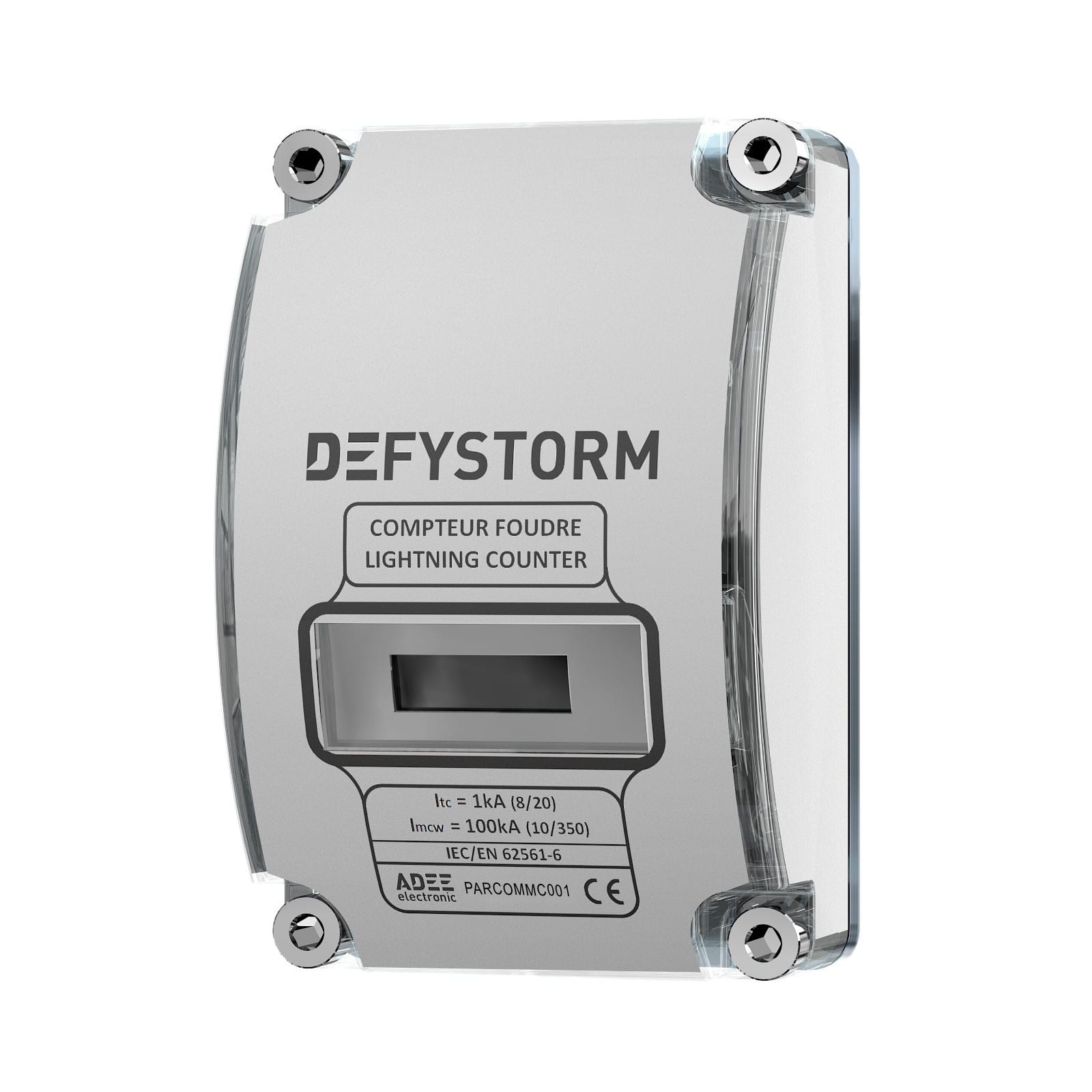 Adee - Compteur de coup de foudre électromécanique pour conducteurs rond et plat