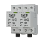 Adee - parafoudre Mod. Débro. 2P T1+2 Iimp 25kA, Up 1,5kV TT-TN, Fus. intégré TS