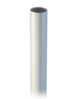 Adee - Gaine de protec isol descente, L 2,5m, Gris, avec colliers de fixation