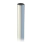 Adee - Gaine de protec isol descente, L 2,5m, Gris, avec colliers de fixation