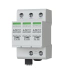 Adee - Paraoudre débrochable tripolaire type 1+2 avec signalisation