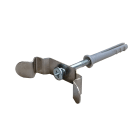 Adee - kit clip/cheville à frapper pour conducteur plat 30x2mm