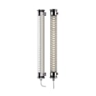 Sammode - Applique Elgar  D70  L1300mm  grille inclinée Silver  1400lm  2700K