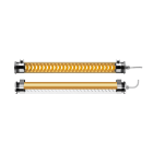 Sammode - Applique Elgar  D70  L1000mm  grille inclinée Brass  1050lm  2700K