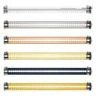 Sammode - Plafonnier  Pissarro  D100  L1000mm  corps clair  grille Silver  2100lm  3000K