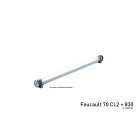 Sammode - FOUCAULT étanche satiné espaces confinés    D70  L1850mm  4800lm  4000K