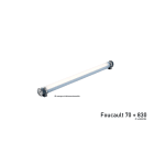 Sammode - FOUCAULT étanche satiné espaces confinés    D70  L450mm  800lm  4000K