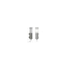Sammode - Applique  Bendz  noire  D70  L300mm  corps satiné  1 lampe E27 8W 2700K