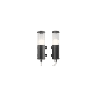 Sammode - Applique  Bendz  noire  D70  L300mm  corps clair  1 lampe E27 4W 2700K