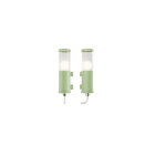 Sammode - Applique  Bendz  verte  D70  L300mm  corps clair  1 lampe E27 4W 2700K