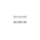 Sammode - Suspension  Rimbaud  blanche  D133  L700mm  corps en verre