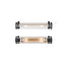 Sammode - Suspension  Rimbaud  noire  D133  L700mm  corps en verre
