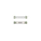 Sammode - Suspension  Rimbaud  verte  D133  L700mm  corps en verre
