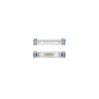 Sammode - Suspension  Rimbaud  bleue  D133  L700mm  corps en verre