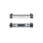 Sammode - Suspension  Rimbaud  noire  D133  L700mm  corps en verre