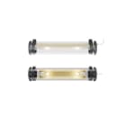 Sammode - Suspension  Rimbaud  noire  D133  L700mm  corps en verre