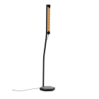 Sammode - Lampadaire Bodom  noir  375x375x2050mm  700lm  2700K  IRC80  50000h L80/B10  12W