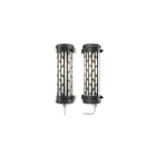 Sammode - Applique  Belleville Mini  noire  D100  L350mm  1 lampe E27 8W 2700K