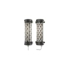 Sammode - Applique  Belleville Mini  noire  D100  L350mm  1 lampe E27 8W 2700K