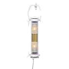 Sammode - Balladeuse  Balke  blanc  D100  corps en verre  2 lampes E14 4W 2700K