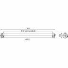 Sammode - Luminaire tubulaire JOLIOT 100 à douilles G13 pour tube LED  D100  L1300mm