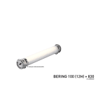 Sammode - BERING étanche satiné basse température D133 L1300mm 7400lm 3000K