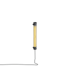 Sammode - Applique tête de lit Elgar D70 noire L700mm 550lm 2700K corps clair grille Brass