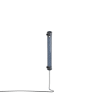 Sammode - Applique tête de lit Elgar D70 noir L700mm 550lm 2700K corps clair grille Petrol
