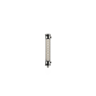 Sammode - Applique 24V DC Elgar D70 L450mm 275lm 2700K corps clair grille inclinée Silver