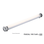 Sammode - PASCAL étanche satiné ambiance industrielle D100 L1300mm 3700lm 5000K