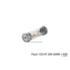 Sammode - PAULI étanche très haute température D133 corps en verre L500mm 2x60W E27