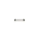 Sammode - Plafonnier Purcell D70 L450mm 350lm 2700K corps clair grille Silver