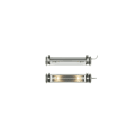 Sammode - Suspension Rimbaud D133 noire L700mm 2 lampes E27 8W 2700K corps en verre
