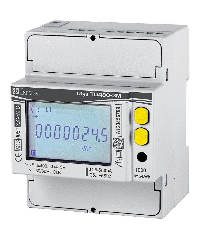 Chauvin Arnoux Energy - ULYS TDA80-3M Compteur divisionnaire certifié MID classe B